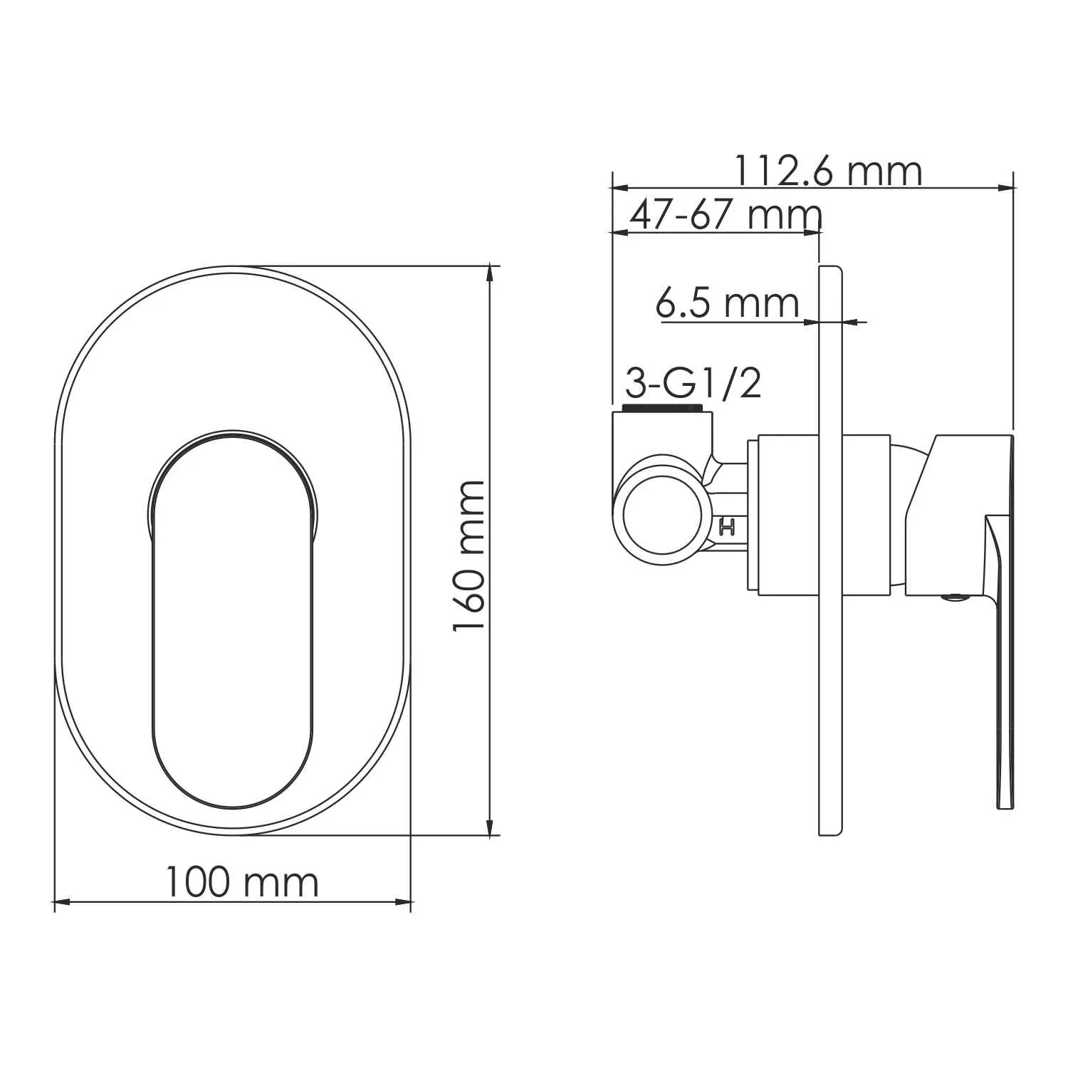Смеситель для душа Mindel 8551