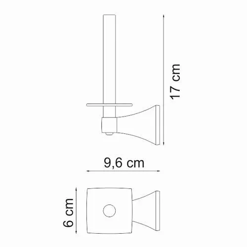 Держатель туалетной бумаги Wern K-2597