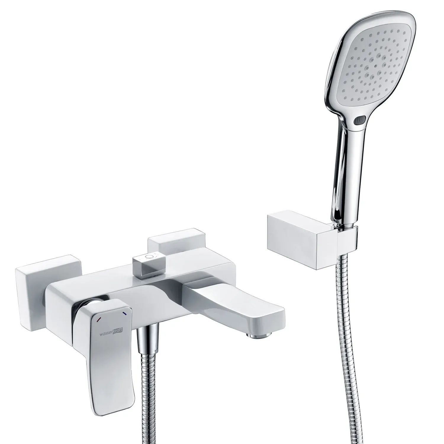 Смеситель для ванны с коротким изливом Aller 1061WHITE
