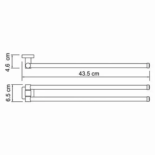Держатель полотенец двойной Lippe K-6531