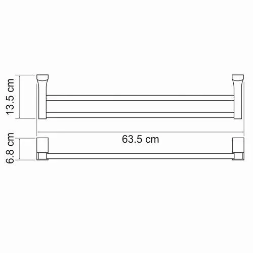 Держатель полотенец двойной Leine K-5040
