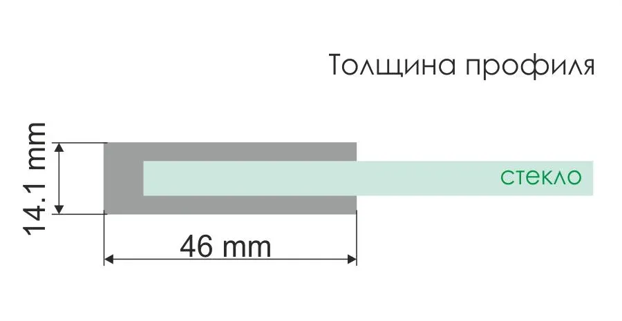 Aller 10H07LBLACK MATT Душевой уголок