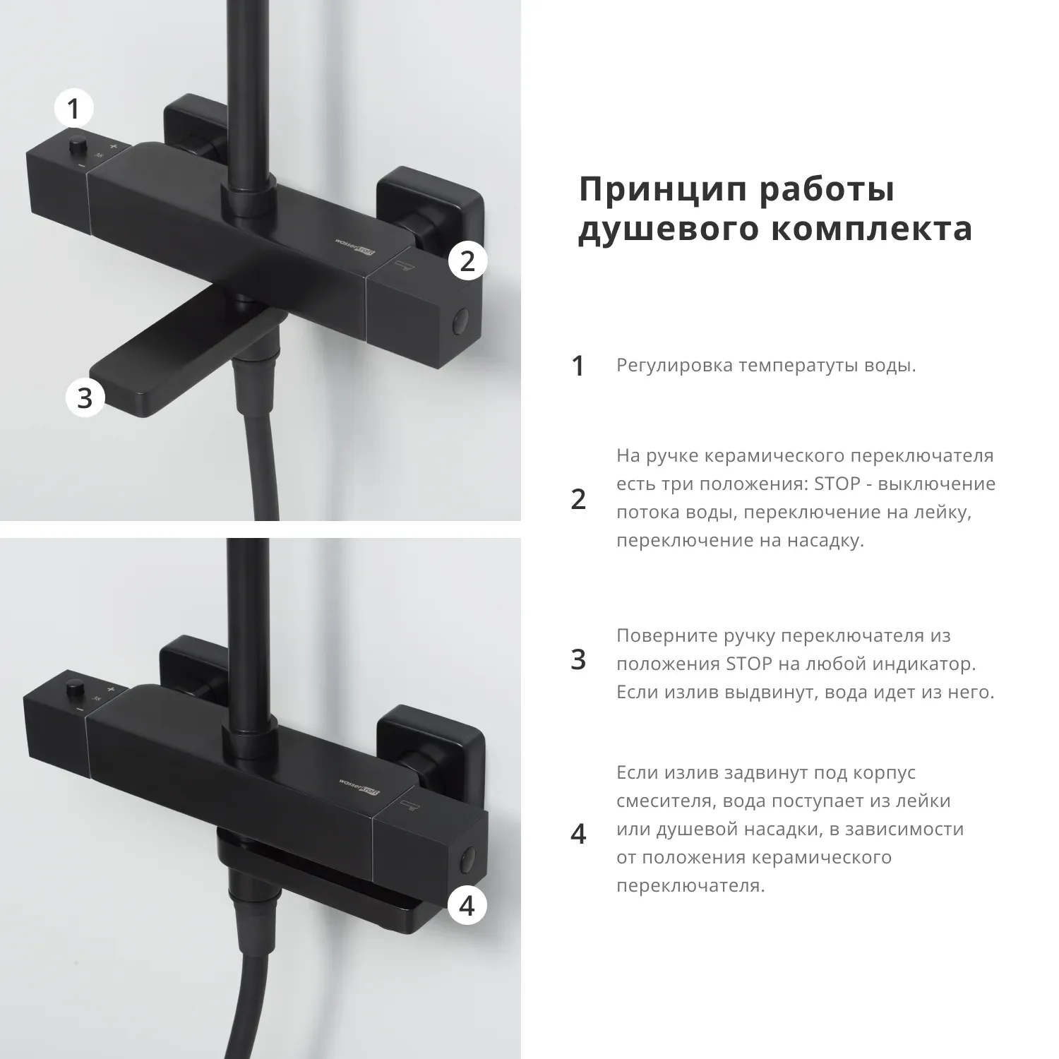 A29901 Thermo Душевая система с термостатическим смесителем