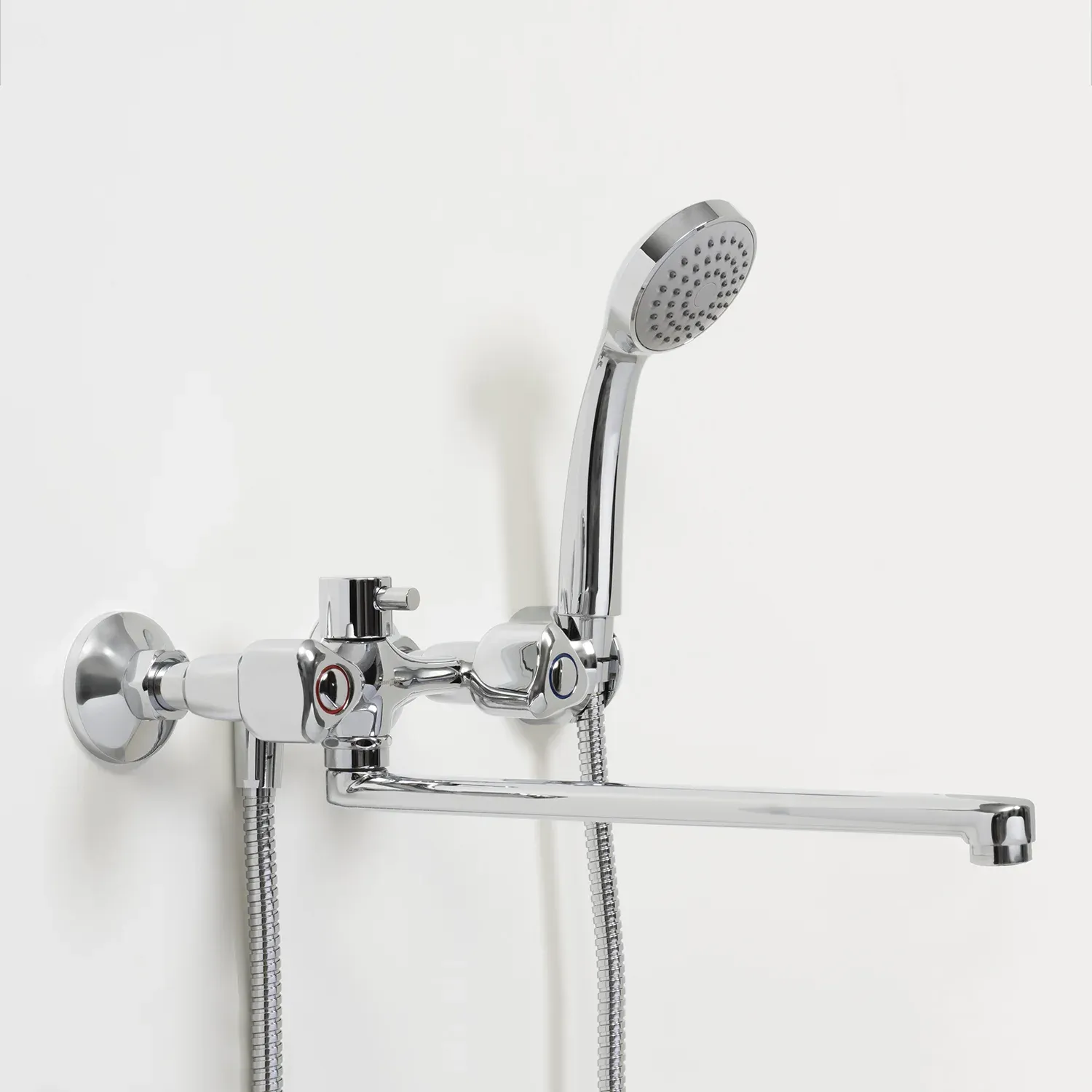 Смеситель для ванны с длинным изливом Amper 2902L