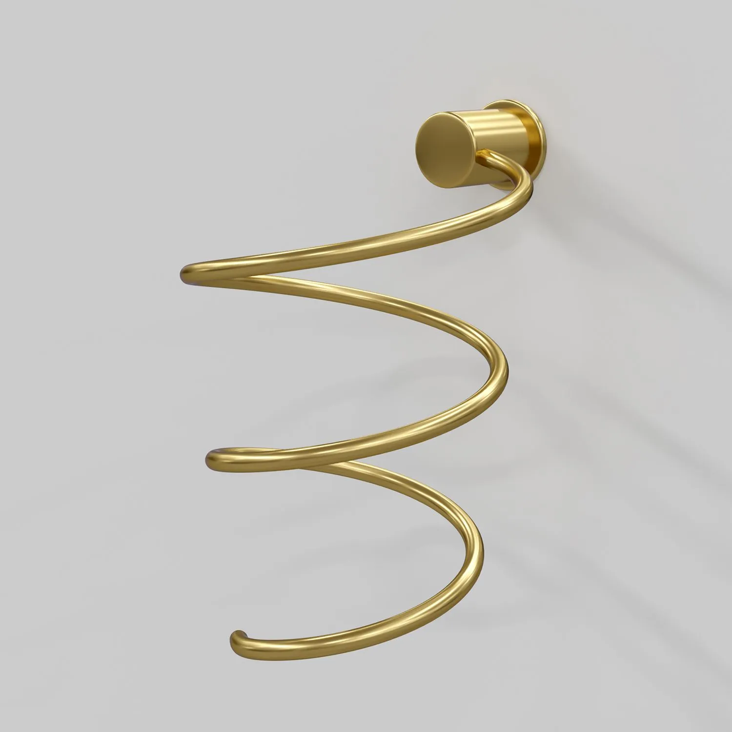 Держатель фена K-1080BRUSHED  GOLD 