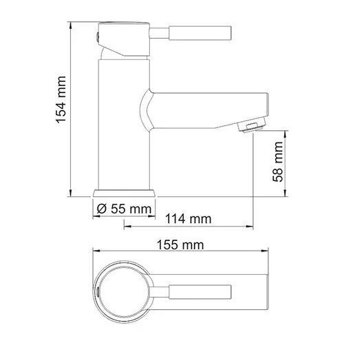 Смеситель для раковины Main 4103