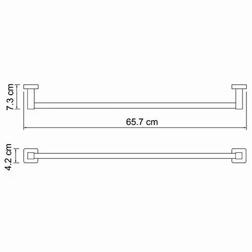 Держатель полотенец одинарный Lippe K-6530