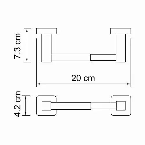 Держатель туалетной бумаги Lippe K-6522