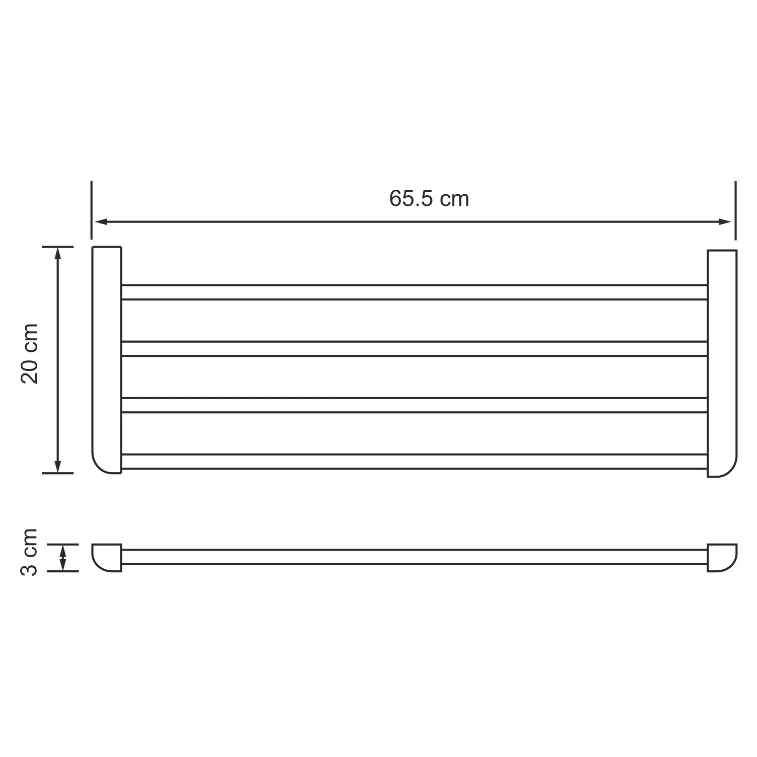 Полка для полотенец Kammel K-8311