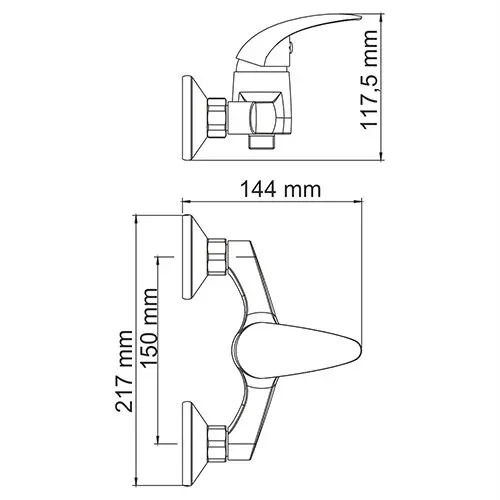 Смеситель для душа Isen 2602