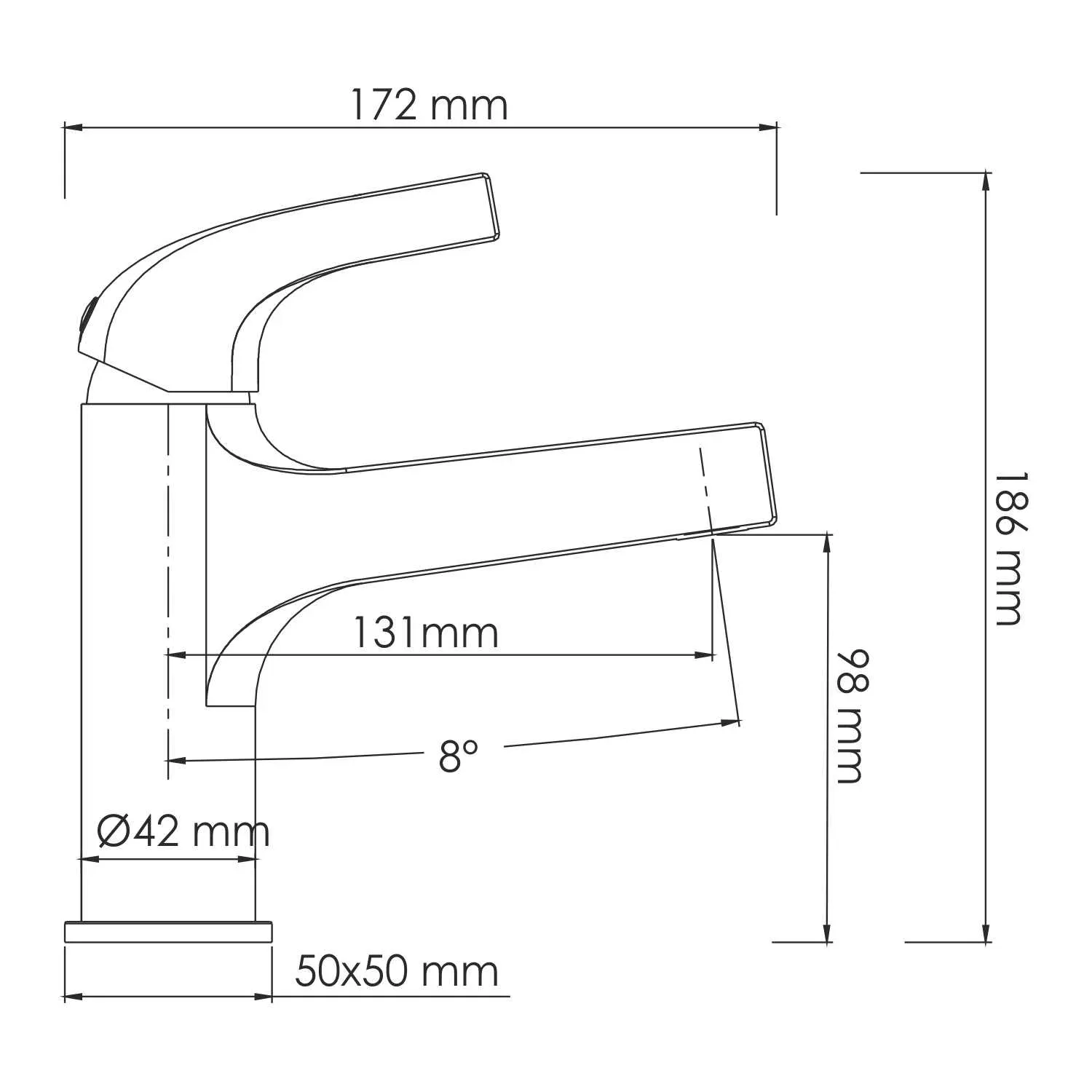 Смеситель для раковины Sauer 7103