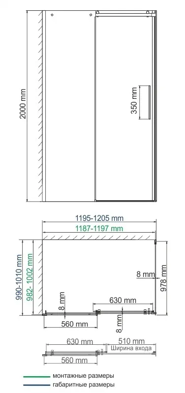 Dinkel 58R10 Душевой уголок