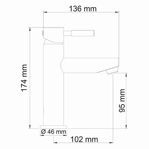Смеситель для раковины Main 4104