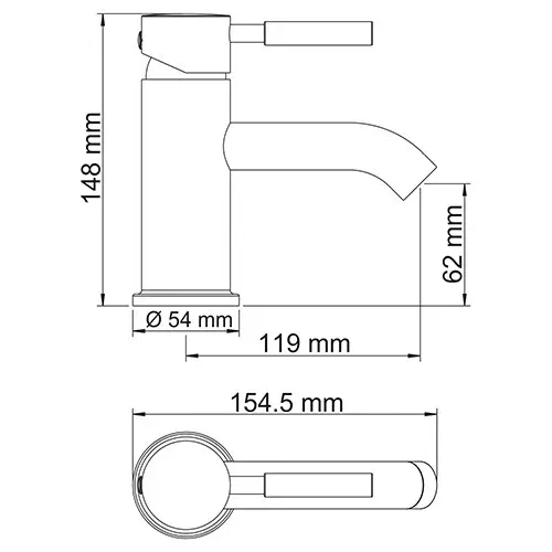 Смеситель для раковины Main 4105