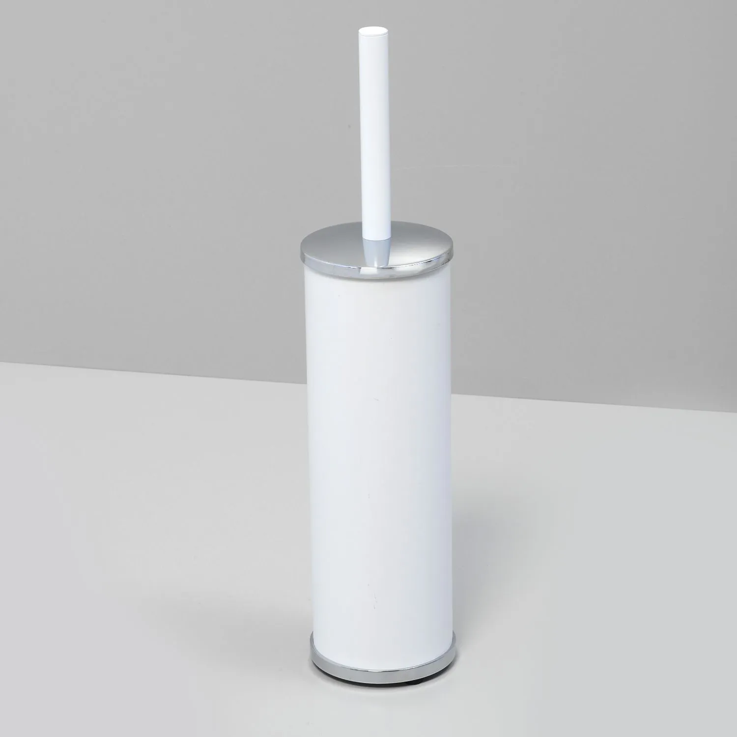 Щетка для унитаза напольная K-1027WHITE