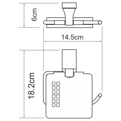 Держатель туалетной бумаги Abens K-3225