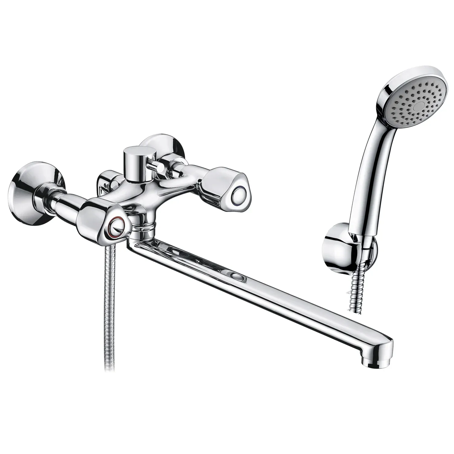 Смеситель для ванны с длинным изливом Amper 2902L