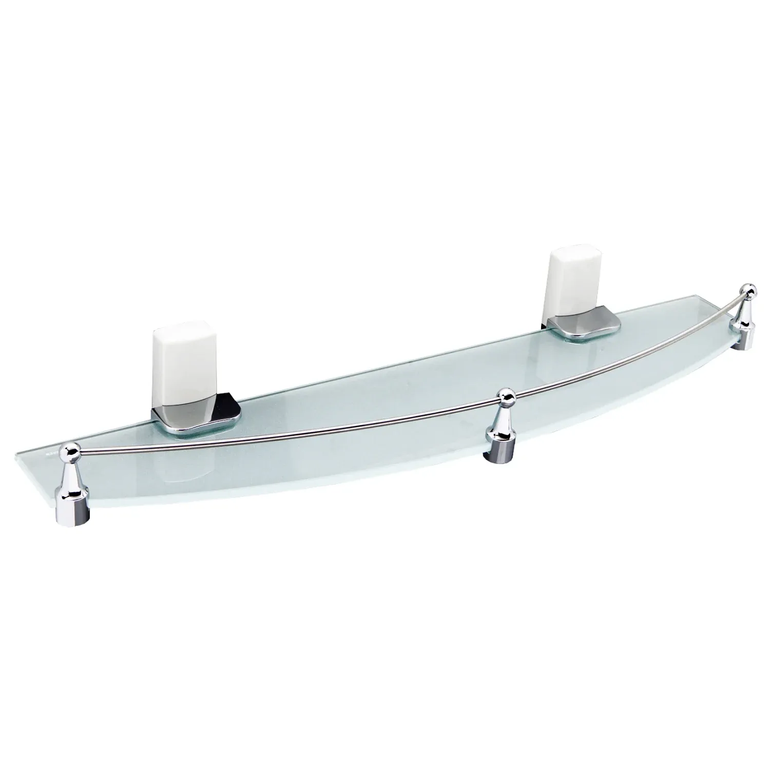 (ранее К-5024WHITE) Полка стеклянная с бортиком Leine K-5044WHITE