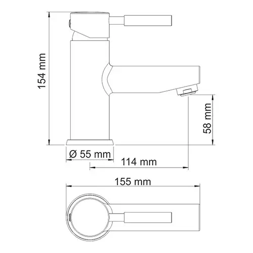 Смеситель для раковины Wern 4203