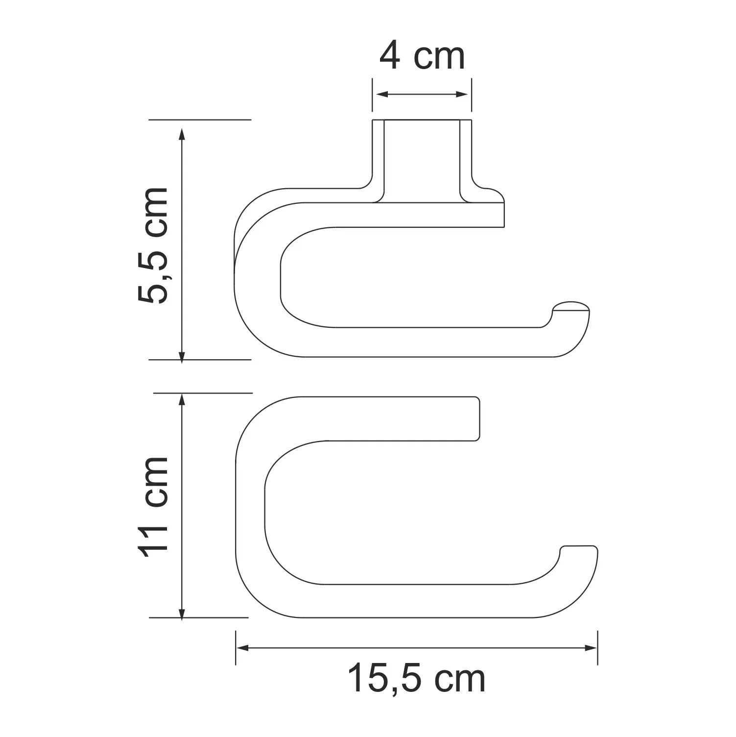 Держатель туалетной бумаги Kammel K-8396WHITE