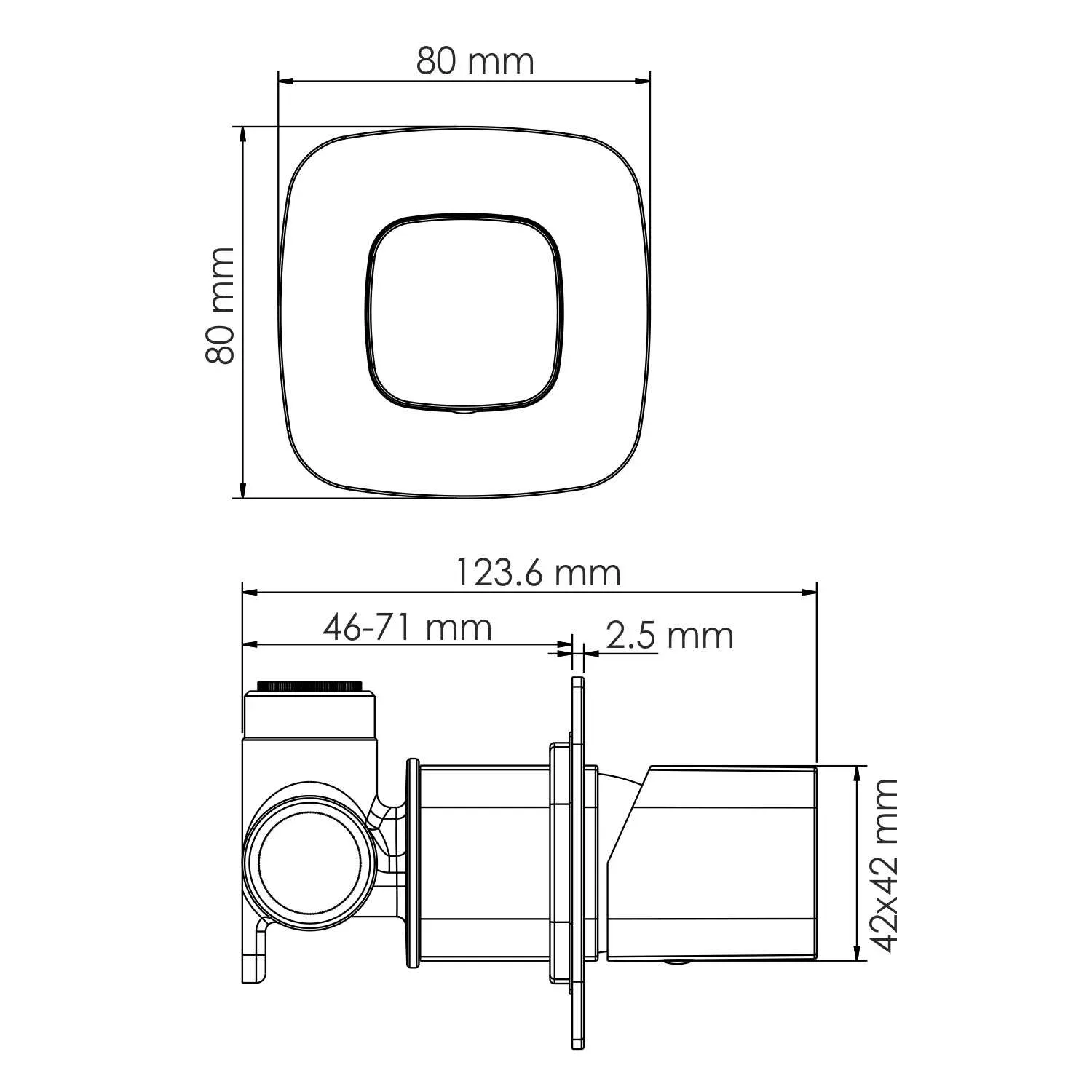 Смеситель для душа Nuthe 9151