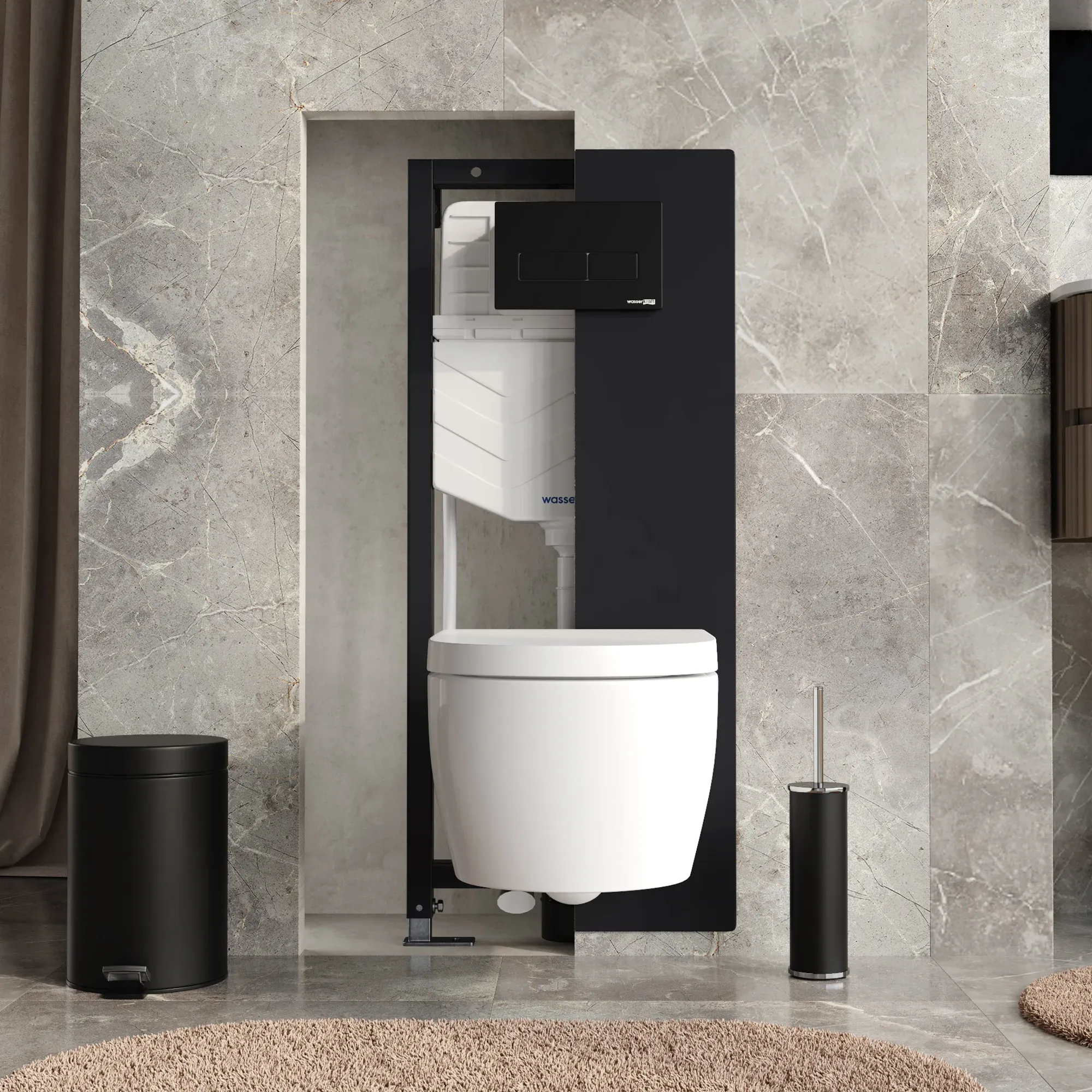 Система инсталляции для унитазов Abens 20TLT.010.ME.BL.MB03
