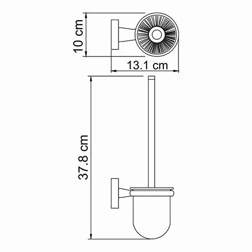 Щетка для унитаза подвесная Lippe K-6527