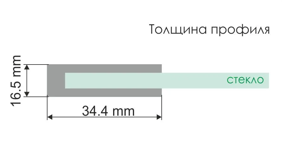 Berkel 48P01-80BLACK Fixed Стеклянная шторка на ванну